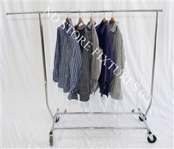 COLLAPSIBLE SALESMAN ROLLING RACK
